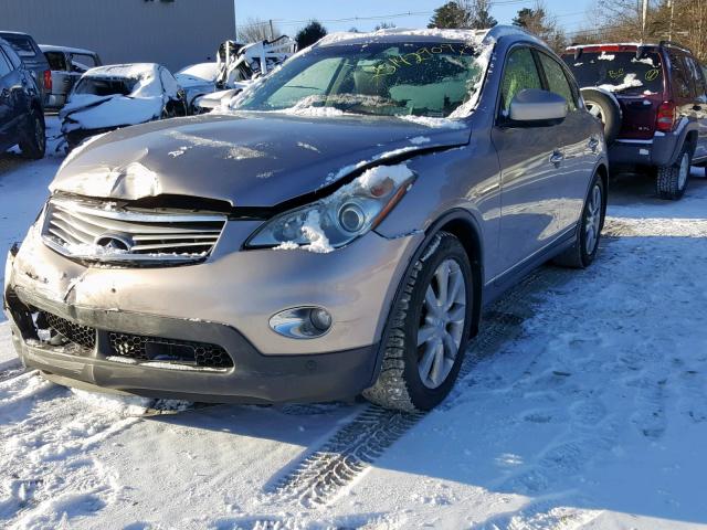 JNKAJ09F78M350284 - 2008 INFINITI EX35 BASE GRAY photo 2