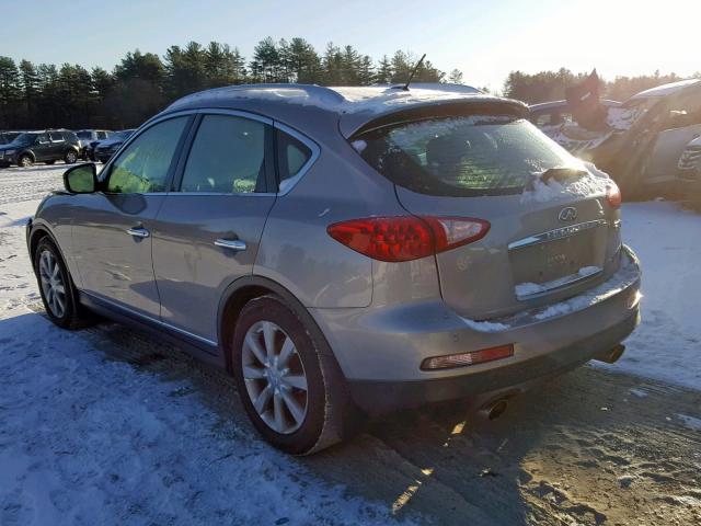 JNKAJ09F78M350284 - 2008 INFINITI EX35 BASE GRAY photo 3