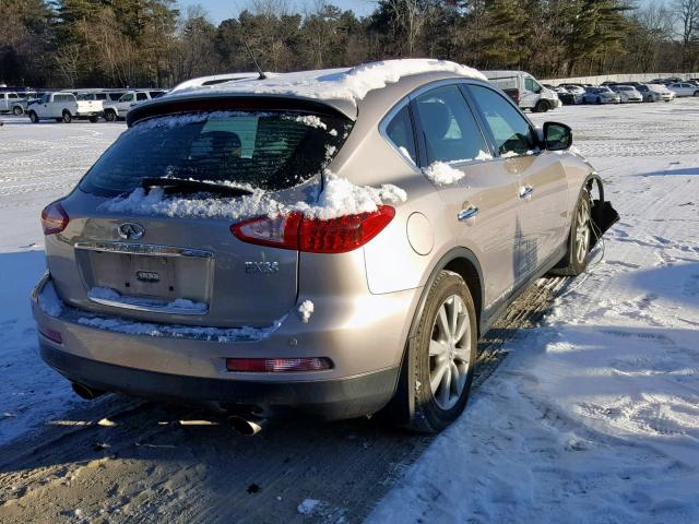JNKAJ09F78M350284 - 2008 INFINITI EX35 BASE GRAY photo 4