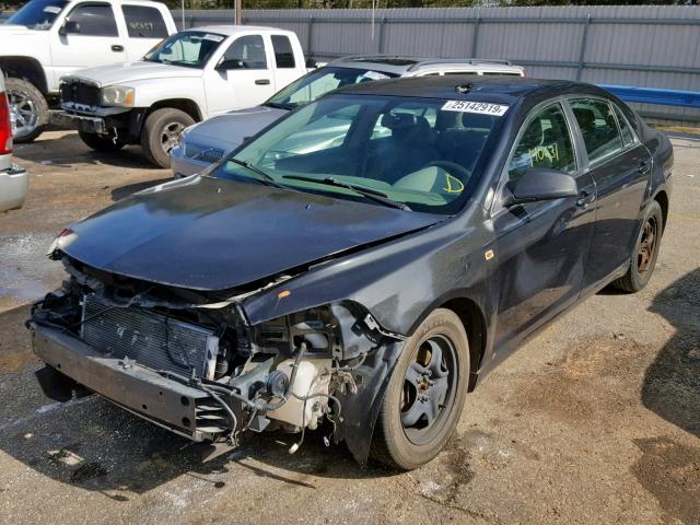 1G1ZG57B18F235242 - 2008 CHEVROLET MALIBU LS BLACK photo 2