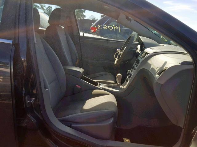 1G1ZG57B18F235242 - 2008 CHEVROLET MALIBU LS BLACK photo 5