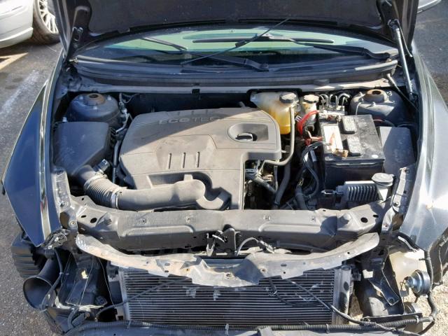 1G1ZG57B18F235242 - 2008 CHEVROLET MALIBU LS BLACK photo 7