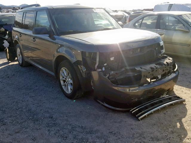 2FMGK5B81FBA10127 - 2015 FORD FLEX SE GRAY photo 1