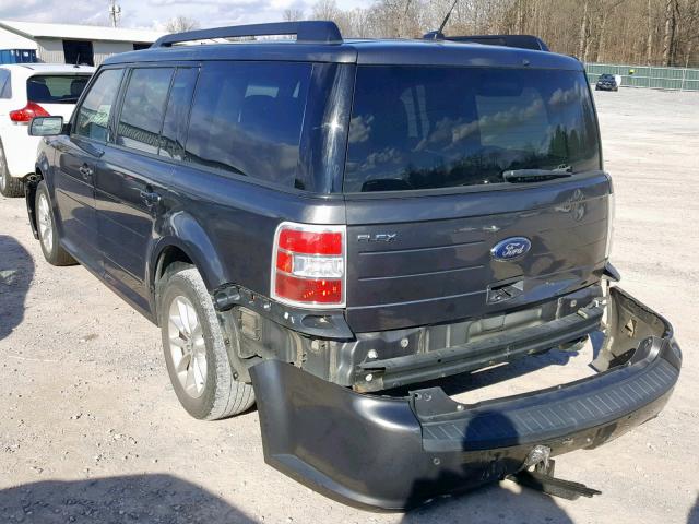 2FMGK5B81FBA10127 - 2015 FORD FLEX SE GRAY photo 3