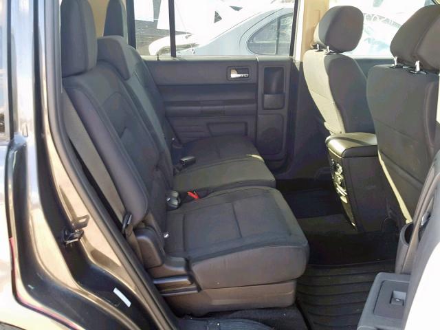 2FMGK5B81FBA10127 - 2015 FORD FLEX SE GRAY photo 6