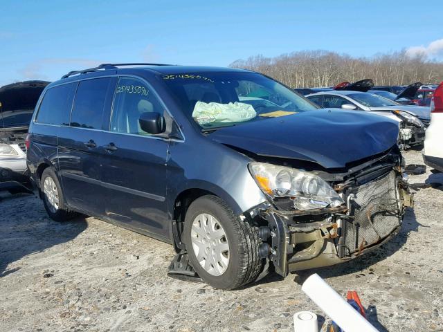 5FNRL38266B098709 - 2006 HONDA ODYSSEY LX BLUE photo 1