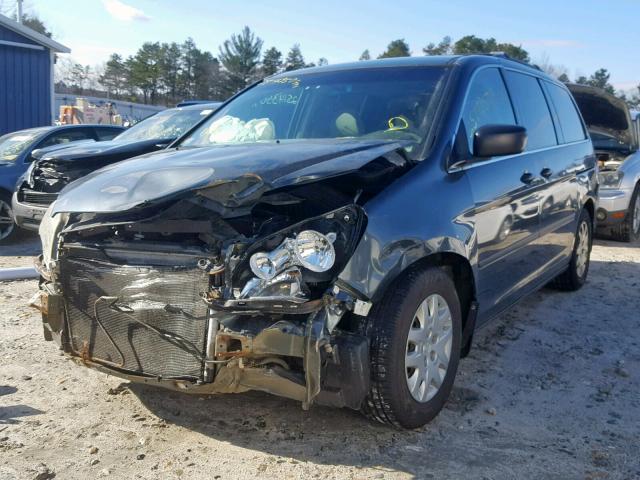 5FNRL38266B098709 - 2006 HONDA ODYSSEY LX BLUE photo 2