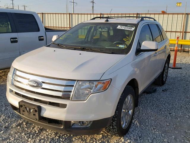 2FMDK39C19BA78904 - 2009 FORD EDGE LIMIT WHITE photo 2