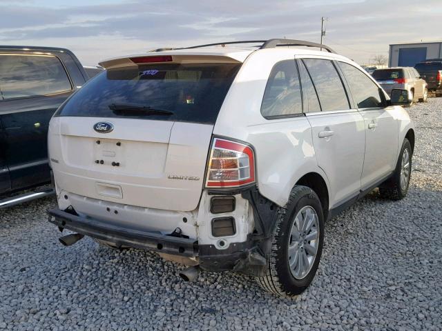 2FMDK39C19BA78904 - 2009 FORD EDGE LIMIT WHITE photo 4