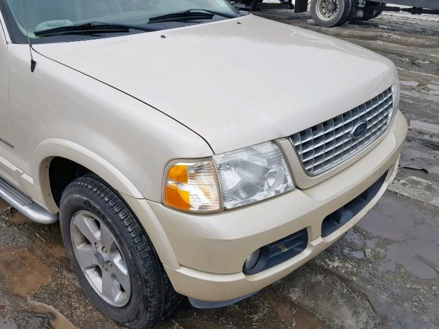 1FMDU75E05ZA03711 - 2005 FORD EXPLORER L TAN photo 9