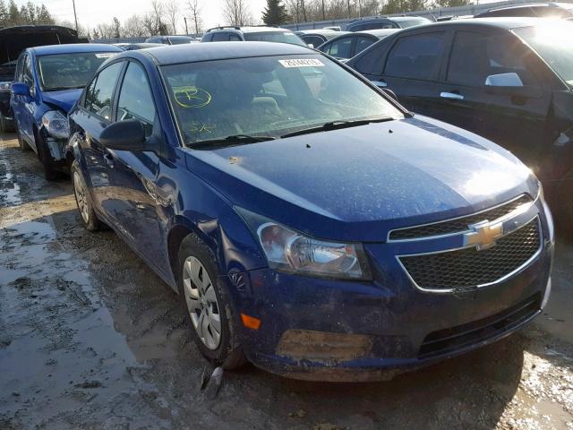 1G1PL5SH1D7291698 - 2013 CHEVROLET CRUZE LS BLUE photo 1