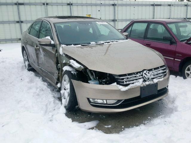 1VWBV7A3XFC069861 - 2015 VOLKSWAGEN PASSAT SE BEIGE photo 1