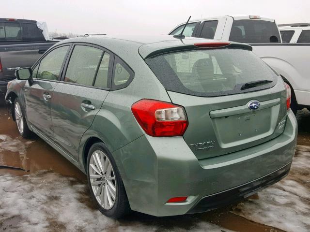 JF1GPAM64FH202564 - 2015 SUBARU IMPREZA LI GREEN photo 3