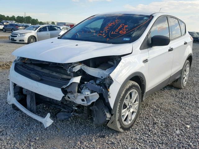 1FMCU0F78DUB90453 - 2013 FORD ESCAPE S WHITE photo 2