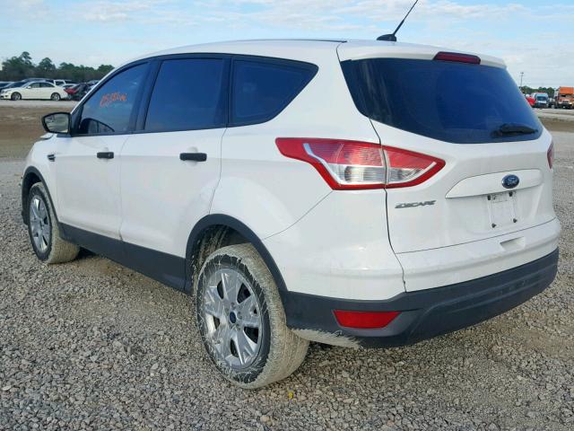 1FMCU0F78DUB90453 - 2013 FORD ESCAPE S WHITE photo 3