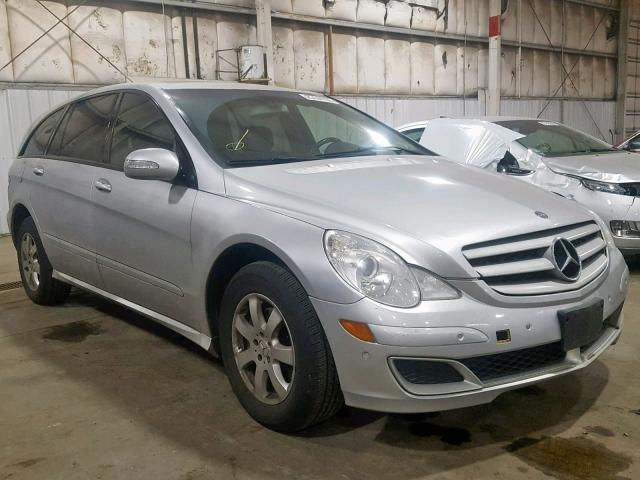 4JGCB65E46A005540 - 2006 MERCEDES-BENZ R 350 SILVER photo 1