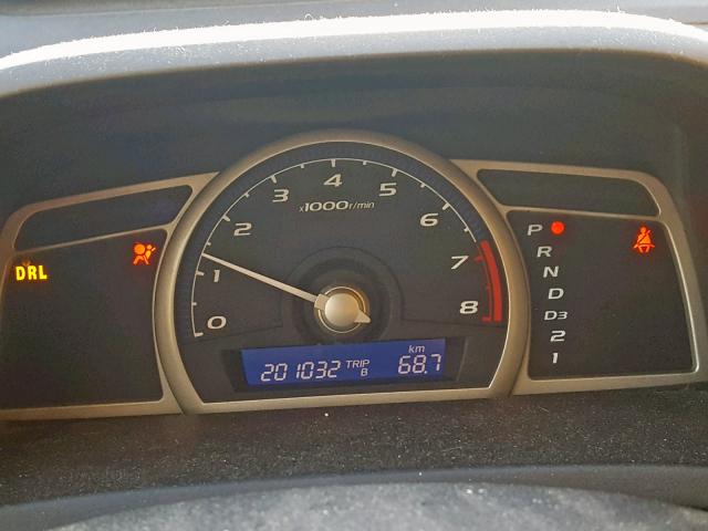 2HGFA16327H021177 - 2007 HONDA CIVIC DX BLUE photo 8