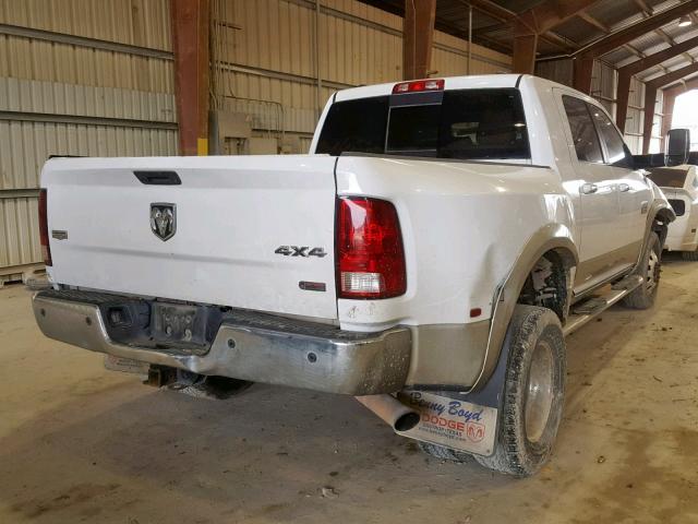 3D73Y4HL4BG634797 - 2011 DODGE RAM 3500 WHITE photo 4