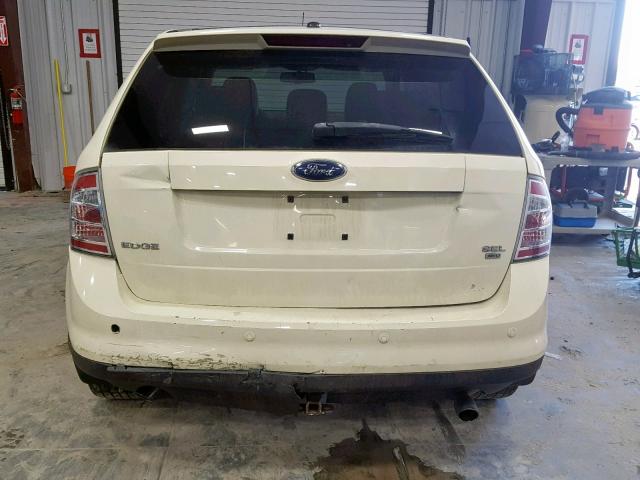 2FMDK49C47BB67658 - 2007 FORD EDGE SEL P WHITE photo 9