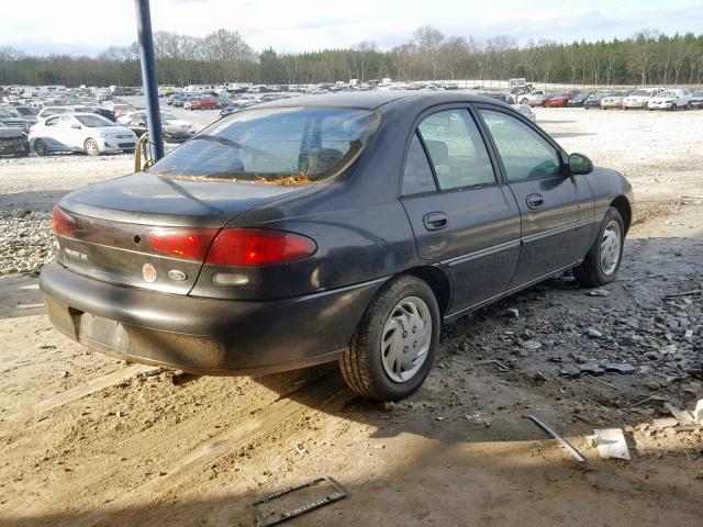 1FAFP13P8WW180926 - 1998 FORD ESCORT SE BLACK photo 4