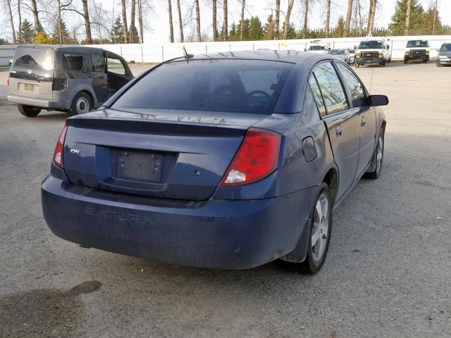 1G8AK55F77Z136974 - 2007 SATURN ION LEVEL BLUE photo 4