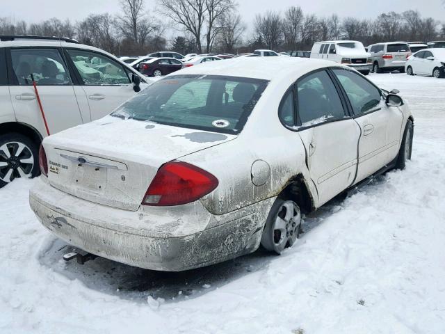 1FAFP55U73G118353 - 2003 FORD TAURUS SES WHITE photo 4