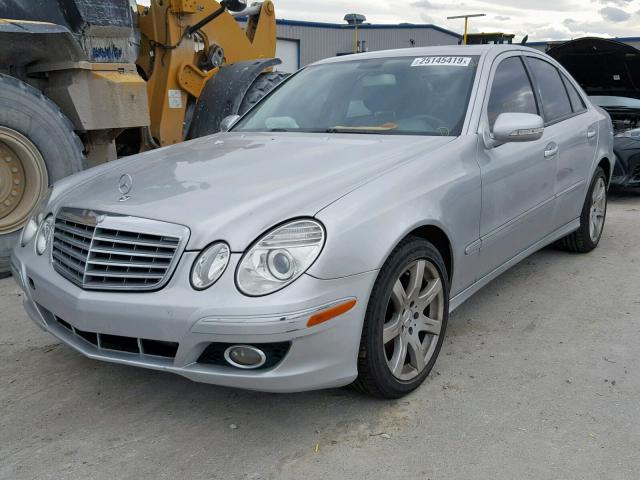 WDBUF56X07B094010 - 2007 MERCEDES-BENZ E 350 SILVER photo 2