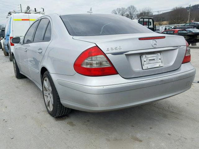 WDBUF56X07B094010 - 2007 MERCEDES-BENZ E 350 SILVER photo 3