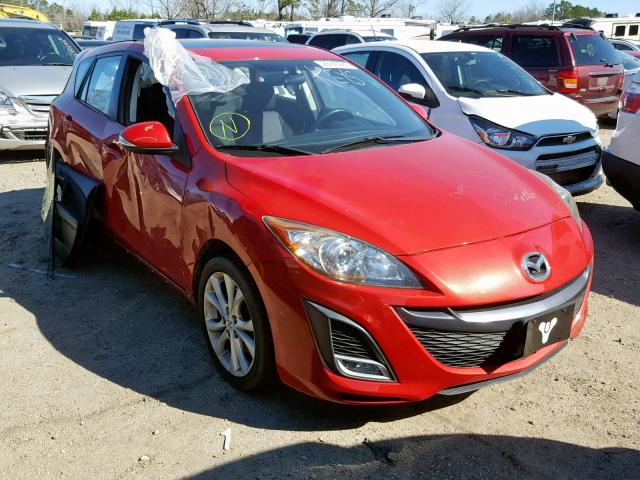 JM1BL1H57A1169210 - 2010 MAZDA 3 S RED photo 1