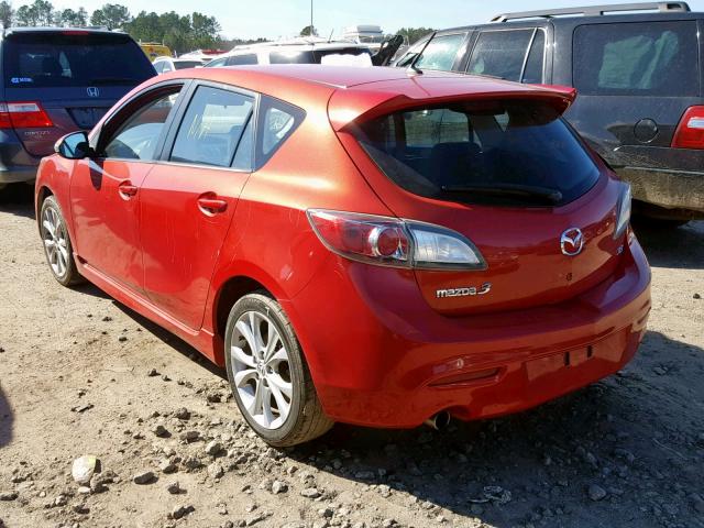 JM1BL1H57A1169210 - 2010 MAZDA 3 S RED photo 3