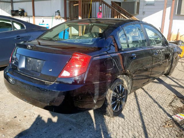 1G8AJ52FX4Z224470 - 2004 SATURN ION LEVEL BLACK photo 4