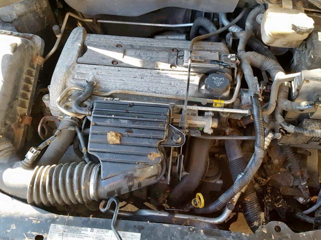 1G8AJ52FX4Z224470 - 2004 SATURN ION LEVEL BLACK photo 7