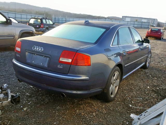 WAUML44E44N012275 - 2004 AUDI A8 L QUATT CHARCOAL photo 4