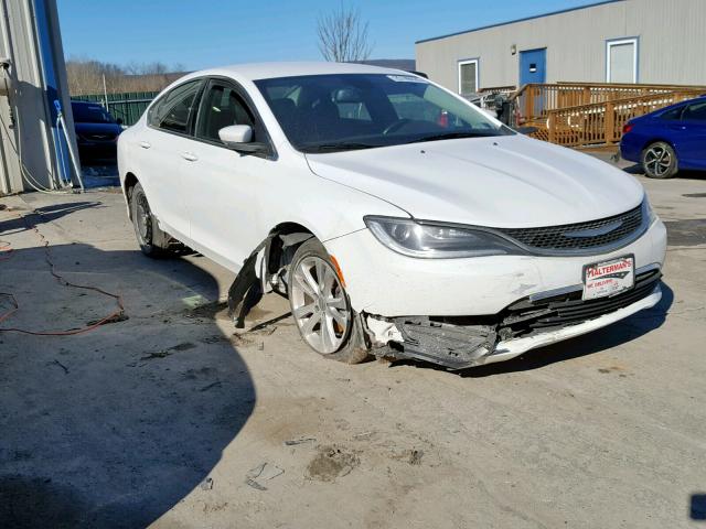 1C3CCCAB2FN719692 - 2015 CHRYSLER 200 LIMITE WHITE photo 1