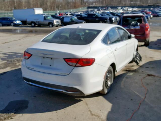 1C3CCCAB2FN719692 - 2015 CHRYSLER 200 LIMITE WHITE photo 4