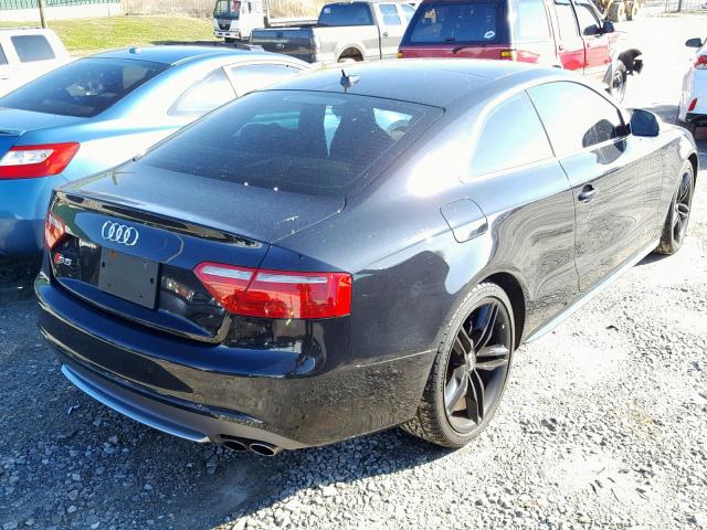 WAURV78T09A016400 - 2009 AUDI S5 QUATTRO BLACK photo 4