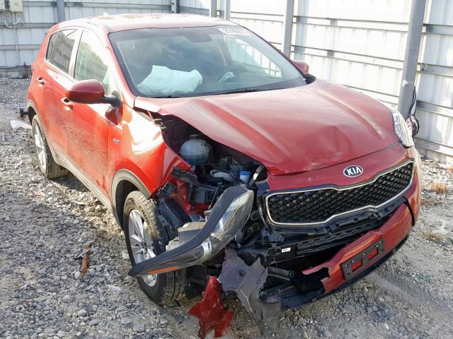 KNDPMCAC8J7377147 - 2018 KIA SPORTAGE L RED photo 1