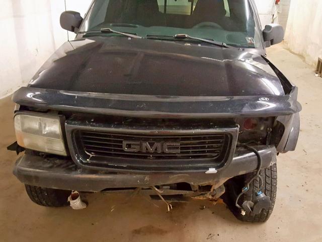 1GTCT19WX28213575 - 2002 GMC SONOMA BLACK photo 7