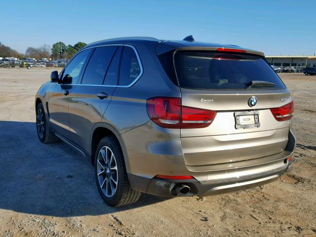 5UXKR2C32H0U23883 - 2017 BMW X5 SDRIVE3 BROWN photo 3