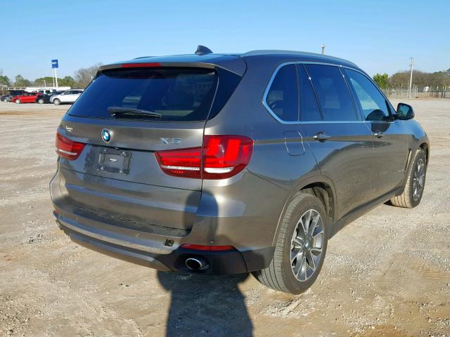 5UXKR2C32H0U23883 - 2017 BMW X5 SDRIVE3 BROWN photo 4