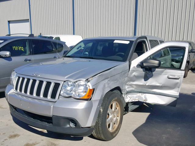 1J8GS48K38C168420 - 2008 JEEP GRAND CHER SILVER photo 2