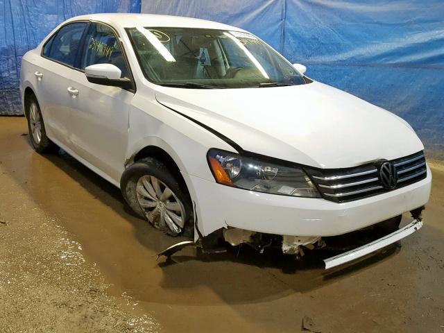 1VWAT7A3XFC082028 - 2015 VOLKSWAGEN PASSAT S WHITE photo 1