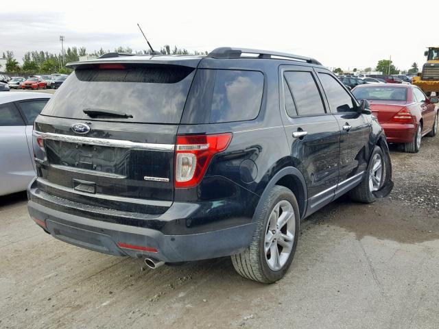 1FM5K7F85EGA14007 - 2014 FORD EXPLORER L BLACK photo 4