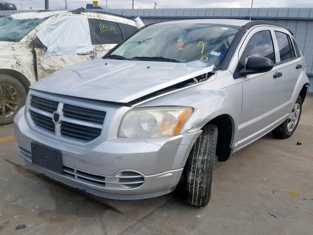 1B3HB28B17D540105 - 2007 DODGE CALIBER SILVER photo 2