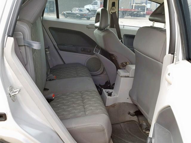 1B3HB28B17D540105 - 2007 DODGE CALIBER SILVER photo 6