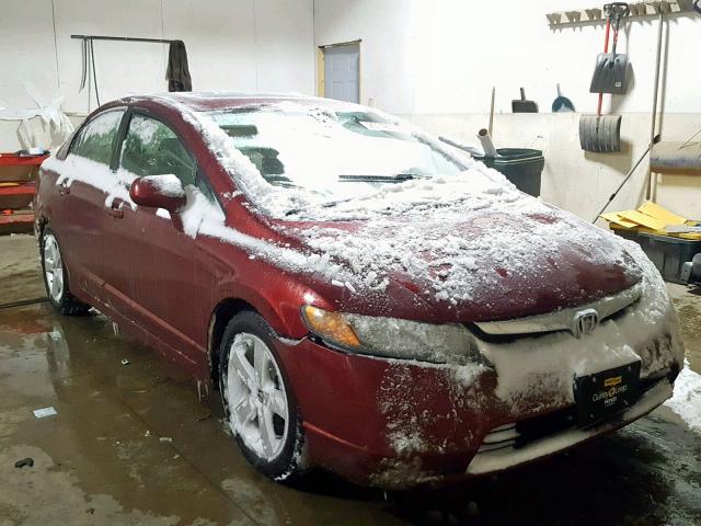 1HGFA169X8L016947 - 2008 HONDA CIVIC EXL 红色 照片 1