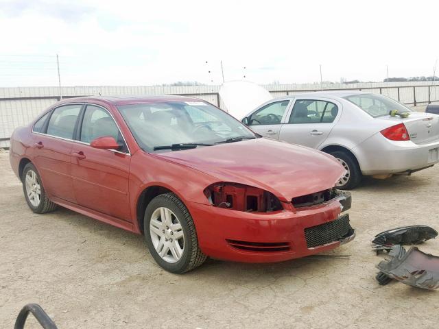 2G1WB5E31E1121810 - 2014 CHEVROLET IMPALA LIM RED photo 1