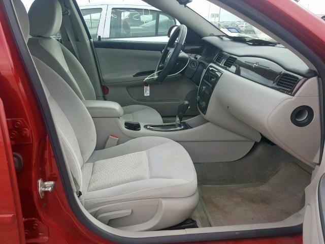 2G1WB5E31E1121810 - 2014 CHEVROLET IMPALA LIM RED photo 5