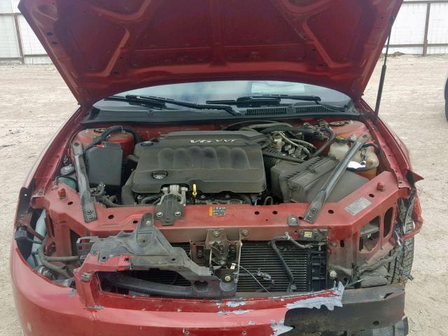 2G1WB5E31E1121810 - 2014 CHEVROLET IMPALA LIM RED photo 7