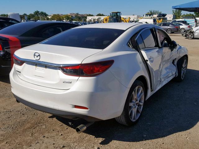 JM1GL1V54H1110247 - 2017 MAZDA 6 TOURING WHITE photo 4